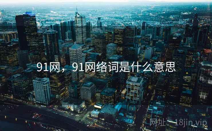 91网，91网络词是什么意思