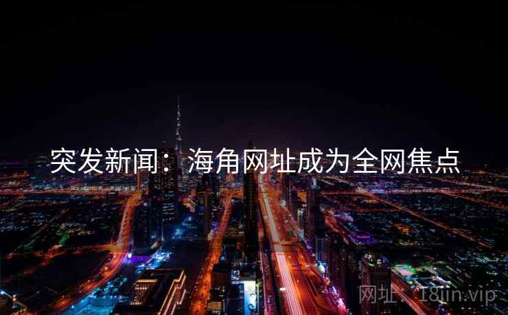 突发新闻：海角网址成为全网焦点