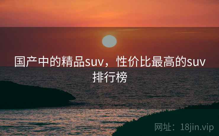 国产中的精品suv,性价比最高的suv排行榜 国产中的精品suv,性价比最高的suv排行榜